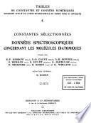 Constantes sélectionnées