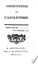 Constitution de l'Angleterre