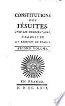 Constitutions des Jésuites