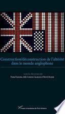 Construction/déconstruction de l’altérité dans le monde anglophone