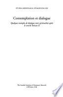 Contemplation et dialogue