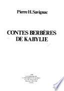 Contes berbères de Kabylie