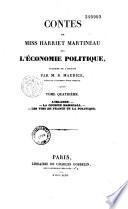 Contes de Miss Harriet Martineau sur l'economie politique, traduits de l'anglais pa M. B. Maurice,...