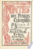 Contes des futaies et des clairières d'Alsace et de Bretaigne