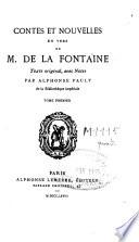 Contes et nouvelles en vers