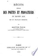Contes et récits extraits des poètes et prosateurs du moyen age mis en français moderne