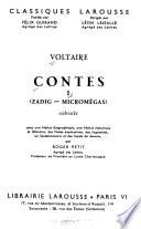 Contes I (Zadig-Micromégas)