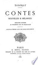 Contes nouvelles & mélanges