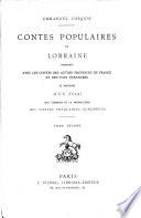 Contes populaires de Lorraine comparés avec les contes des autres provinces de France et des Pays étrangers et précédés d'un essai sur l'origine et la propagation des contes populaires européens