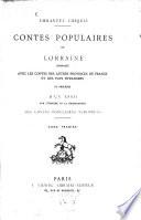 Contes populaires de Lorraine comparés avec les contes des autres provinces de France et des Pays étrangers et précédés d'un essai sur l'origine et la propagation des contes populaires européens