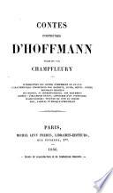Contes posthumes d'Hoffmann