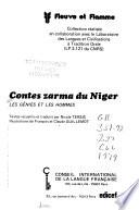 Contes zarma du Niger