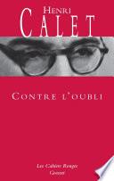 Contre l'oubli