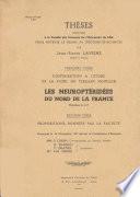 Contribution a l'etude de la Flore du Terrain Houiller. Les Neuropteridees du Nord de la France