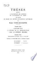 Contribution a l'etude de la reproduction chez le Ginkgo biloba