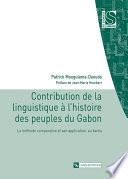 Contribution de la linguistique à l’histoire des peuples du Gabon
