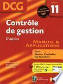 Contrôle de gestion - DCG - Épreuve 11 - Manuel et applications