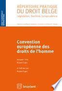 Convention européenne des droits de l'homme