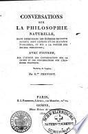 Conversations sur la philosophie naturelle