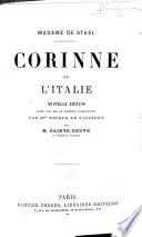 Corinne, ou, L'Italie