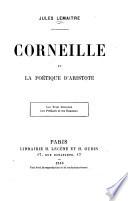 Corneille et la poétique d'Aristote