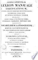 Cornelii Schrevelii, 1