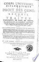 Corps universel diplomatique du droit des gens