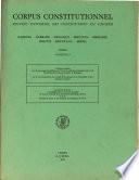 Corpus constitutionnel