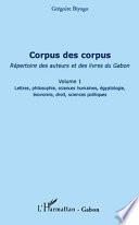 Corpus des corpus