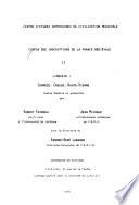 Corpus des inscriptions de la France médiévale: Limousin : Corrèze, Creuse, Haute-Vienne