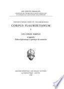 Corpus Flaubertianum: Un cœur simple