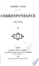 Correspondance, 1812-1876