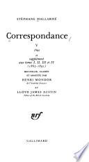 Correspondance, 1862-1871: 1892 et supplément aux tomes I, II, III, et IV, 1862-1891