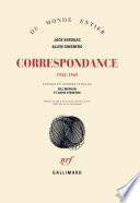 Correspondance. 1944-1969