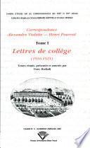 Correspondance Alexandre Vialatte, Henri Pourrat: Lettres de Rhéanie I, février 1922-avril 1924