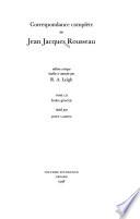 Correspondance complète: Index general