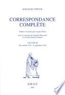 Correspondance complète. Volume III, mi-octobre 1832 - 8 septembre 1838