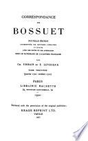 Correspondance de Bossuet