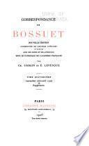 Correspondance de Bossuet