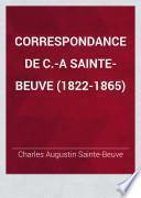 Correspondance de C.-A. Sainte-Beuve (1822-1865)