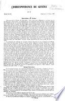 Correspondance de Genève