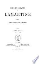 Correspondance de Lamartine publiee par Valentine de Lamartine
