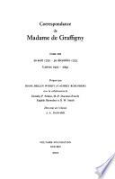 Correspondance de Madame de Graffigny: 20 août 1752-30 décembre 1753, lettres 1907-2092