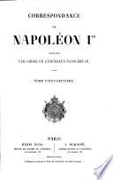 Correspondance de Napole ́on Ier