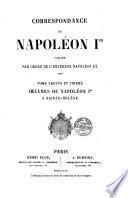 Correspondance de Napoleon 1