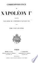 Correspondance de Napoléon Ier