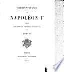 Correspondance de Napoléon Ier