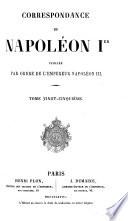 Correspondance de Napoléon Ier