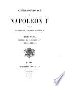 Correspondance de Napoléon Ier
