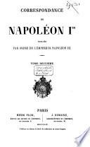 Correspondance de Napoléon Ier